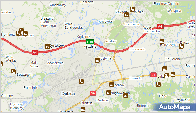 mapa Pustynia, Pustynia na mapie Targeo