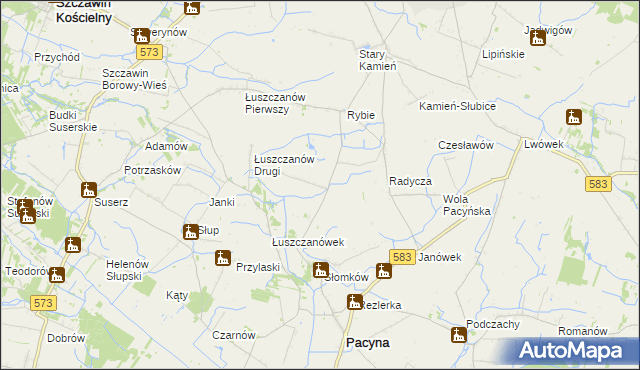 mapa Robertów, Robertów na mapie Targeo