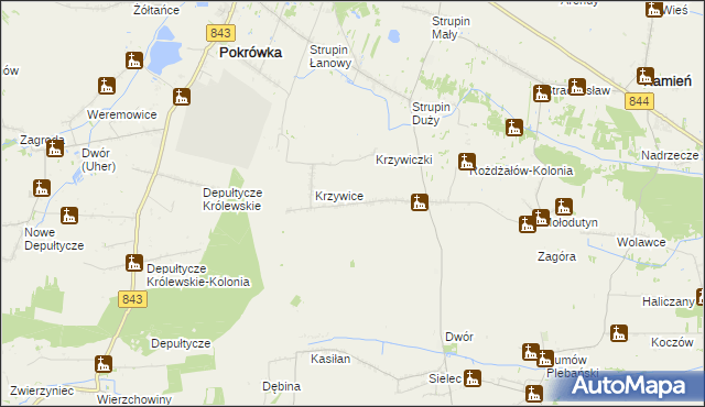 mapa Rożdżałów, Rożdżałów na mapie Targeo