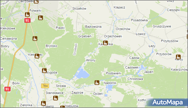 mapa Rozpęd, Rozpęd na mapie Targeo