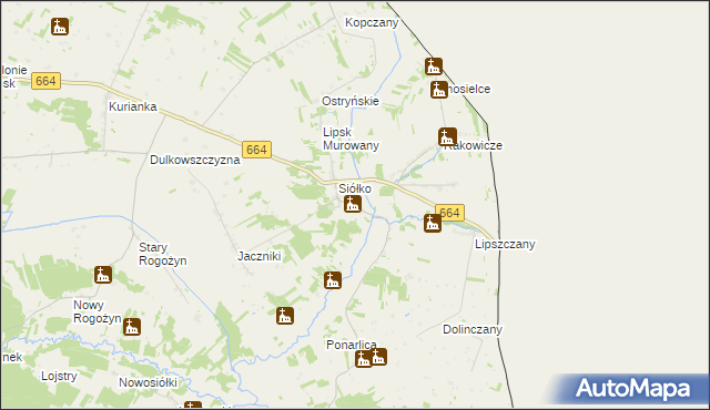 mapa Rygałówka, Rygałówka na mapie Targeo