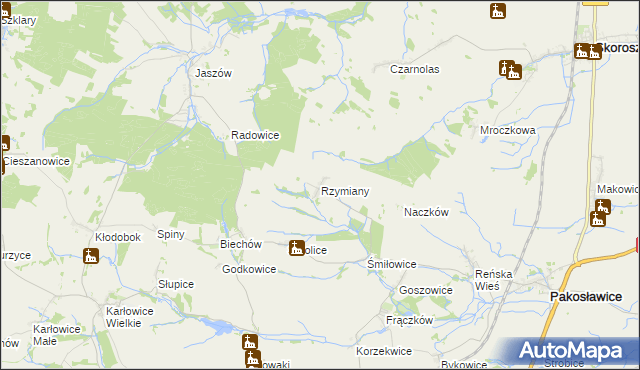 mapa Rzymiany, Rzymiany na mapie Targeo