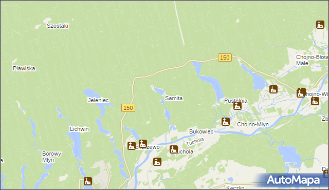 mapa Samita, Samita na mapie Targeo