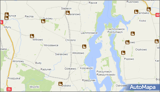 mapa Siemionki gmina Jeziora Wielkie, Siemionki gmina Jeziora Wielkie na mapie Targeo