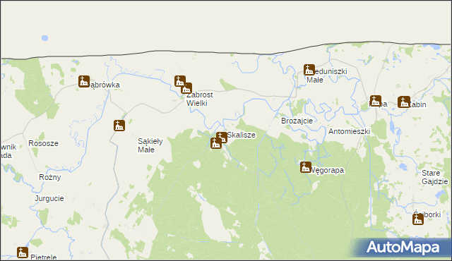 mapa Skalisze, Skalisze na mapie Targeo