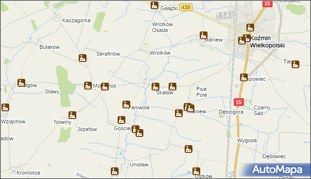 mapa Skałów, Skałów na mapie Targeo