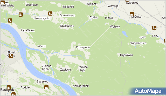 mapa Skwirynowo, Skwirynowo na mapie Targeo