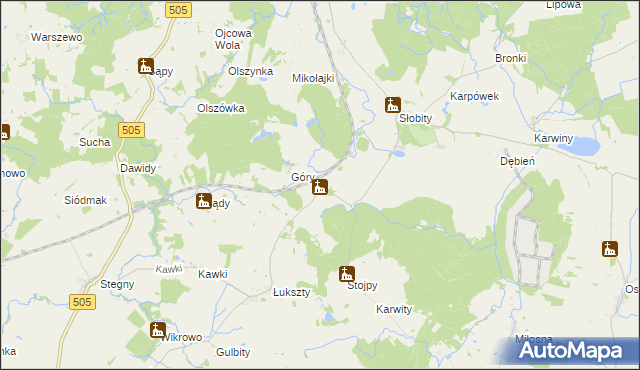 mapa Słobity-Stacja, Słobity-Stacja na mapie Targeo