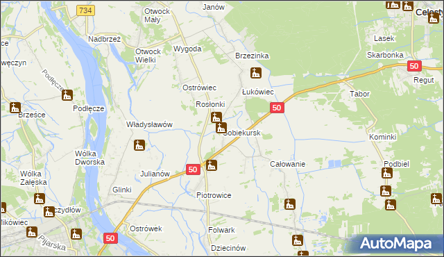 mapa Sobiekursk, Sobiekursk na mapie Targeo