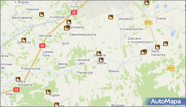 mapa Stodolne, Stodolne na mapie Targeo