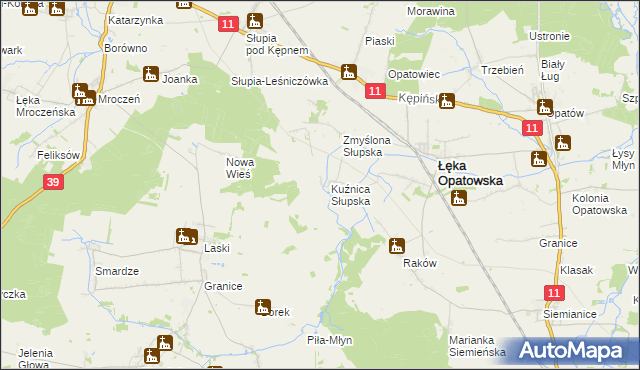 mapa Stogniew, Stogniew na mapie Targeo