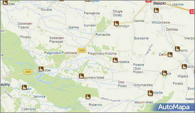 mapa Stok Nowy, Stok Nowy na mapie Targeo