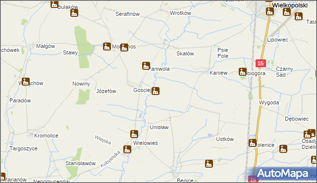 mapa Suśnia, Suśnia na mapie Targeo