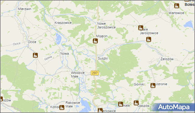 mapa Suszki, Suszki na mapie Targeo