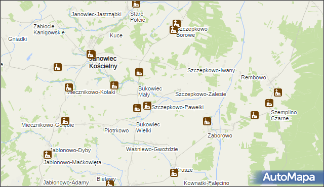 mapa Szczepkowo-Sołdany, Szczepkowo-Sołdany na mapie Targeo