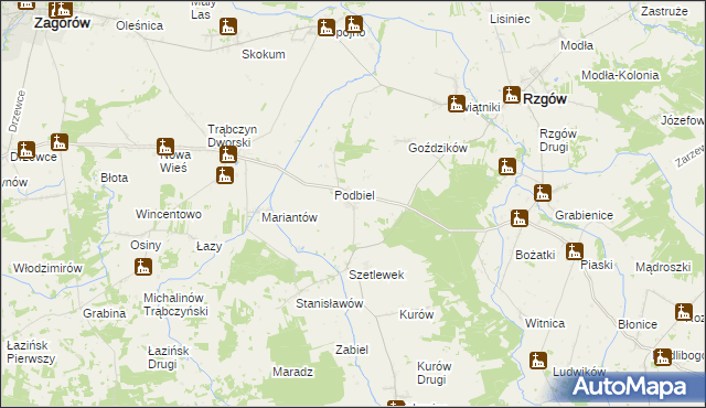 mapa Szetlew, Szetlew na mapie Targeo