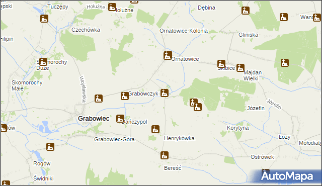 mapa Szystowice, Szystowice na mapie Targeo