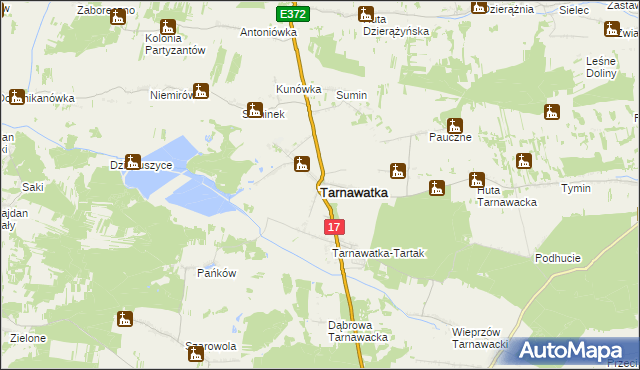 mapa Tarnawatka, Tarnawatka na mapie Targeo