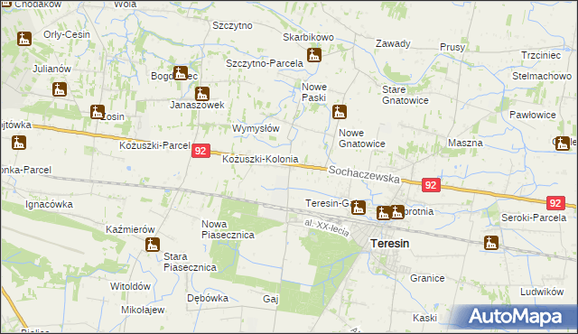 mapa Topołowa, Topołowa na mapie Targeo