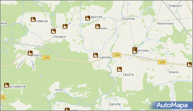 mapa Truskolas, Truskolas na mapie Targeo
