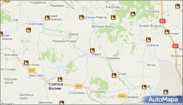 mapa Węgra, Węgra na mapie Targeo