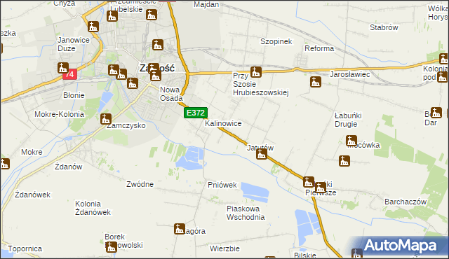 mapa Wólka Panieńska, Wólka Panieńska na mapie Targeo