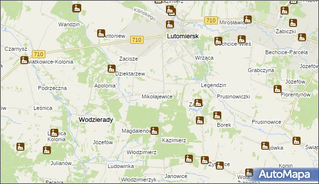 mapa Wygoda Mikołajewska, Wygoda Mikołajewska na mapie Targeo