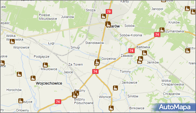 mapa Wyszmontów, Wyszmontów na mapie Targeo
