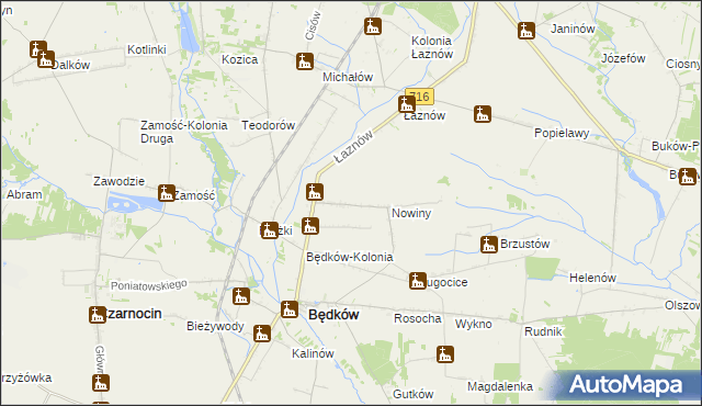 mapa Zacharz, Zacharz na mapie Targeo