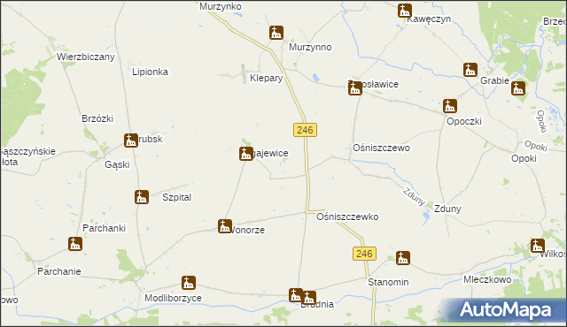 mapa Zagajewiczki, Zagajewiczki na mapie Targeo