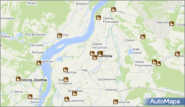 mapa Zarudki, Zarudki na mapie Targeo