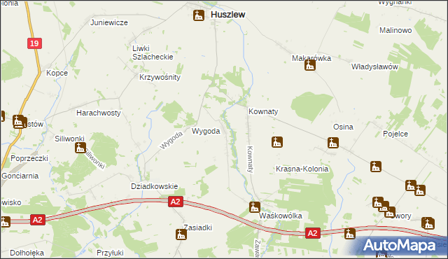 mapa Żurawlówka, Żurawlówka na mapie Targeo