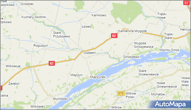 mapa Wólka Przybójewska, Wólka Przybójewska na mapie Targeo