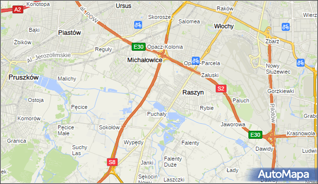 mapa Nowe Grocholice, Nowe Grocholice na mapie Targeo