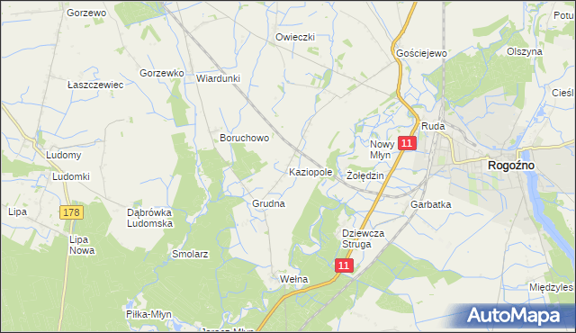 mapa Kaziopole, Kaziopole na mapie Targeo