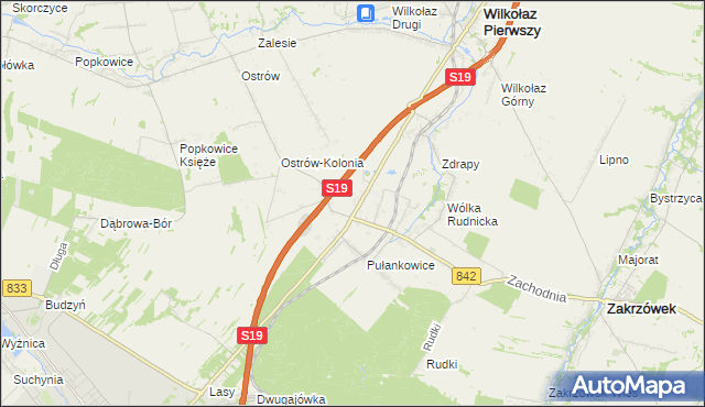 mapa Rudnik-Kolonia, Rudnik-Kolonia na mapie Targeo