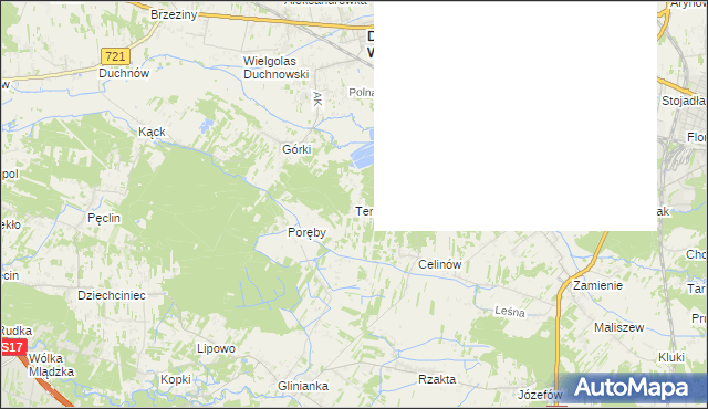 mapa Teresław, Teresław na mapie Targeo