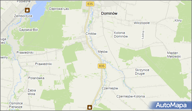 mapa Głuszczyzna gmina Głusk, Głuszczyzna gmina Głusk na mapie Targeo