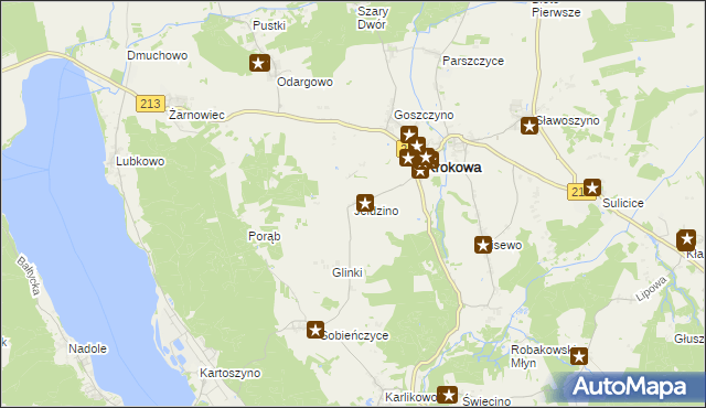 mapa Jeldzino, Jeldzino na mapie Targeo