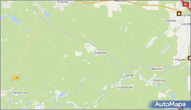 mapa Jelenie Pole, Jelenie Pole na mapie Targeo