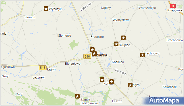 mapa Łubianka powiat toruński, Łubianka powiat toruński na mapie Targeo