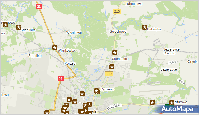 mapa Niewierowo, Niewierowo na mapie Targeo