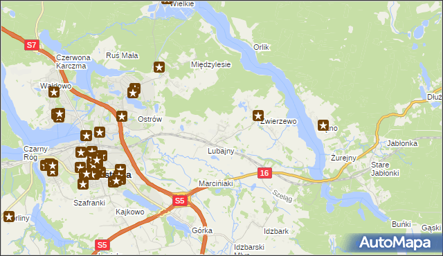 mapa Nowe Siedlisko, Nowe Siedlisko na mapie Targeo