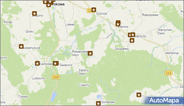 mapa Połchówko, Połchówko na mapie Targeo