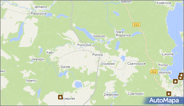 mapa Polnica, Polnica na mapie Targeo