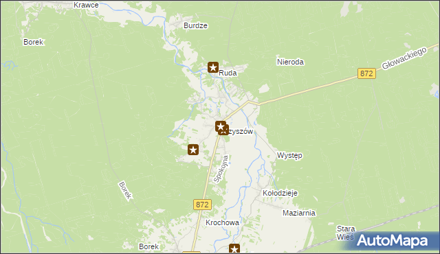 mapa Przyszów, Przyszów na mapie Targeo