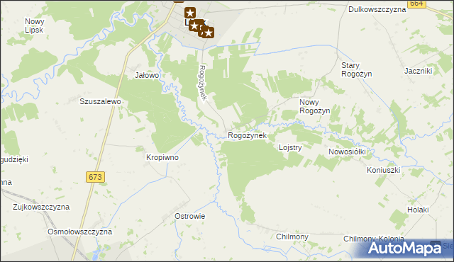 mapa Rogożynek, Rogożynek na mapie Targeo