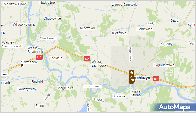 mapa Runice, Runice na mapie Targeo