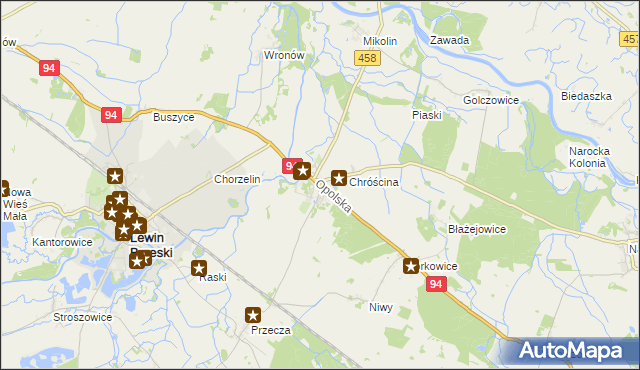 mapa Skorogoszcz, Skorogoszcz na mapie Targeo