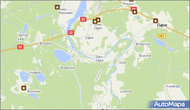 mapa Stary Zagór, Stary Zagór na mapie Targeo